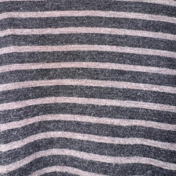 CAbi Tan Gray Striped Long Sleeve Tunic Top Style 3053 Size Large - Picture 2 of 5